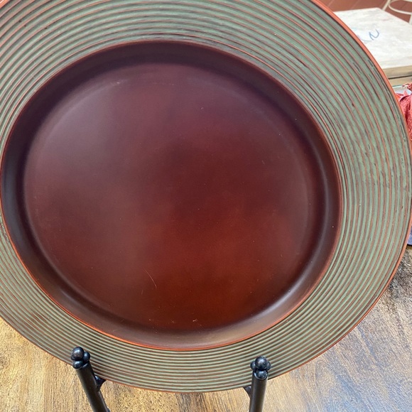 Set of 4 decorative plastic plate - Picture 5 of 9